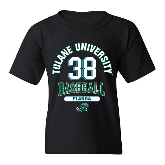 Tulane - NCAA Baseball : Luc fladda - Classic Fashion Shersey Youth T-Shirt