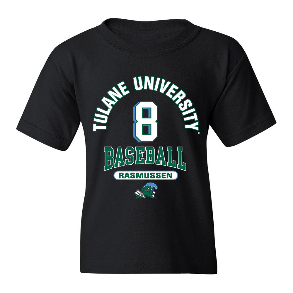 Tulane - NCAA Baseball : Connor Rasmussen - Classic Fashion Shersey Youth T-Shirt