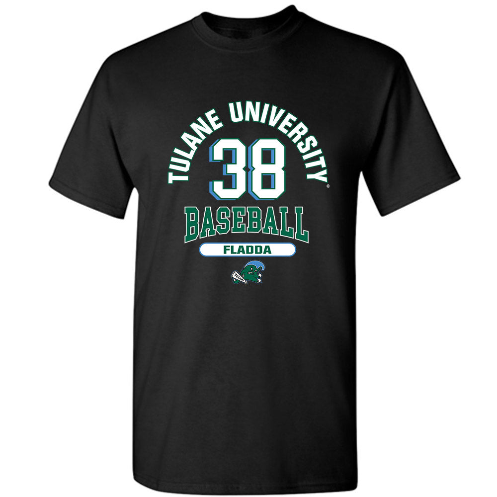 Tulane - NCAA Baseball : Luc fladda - Classic Fashion Shersey T-Shirt