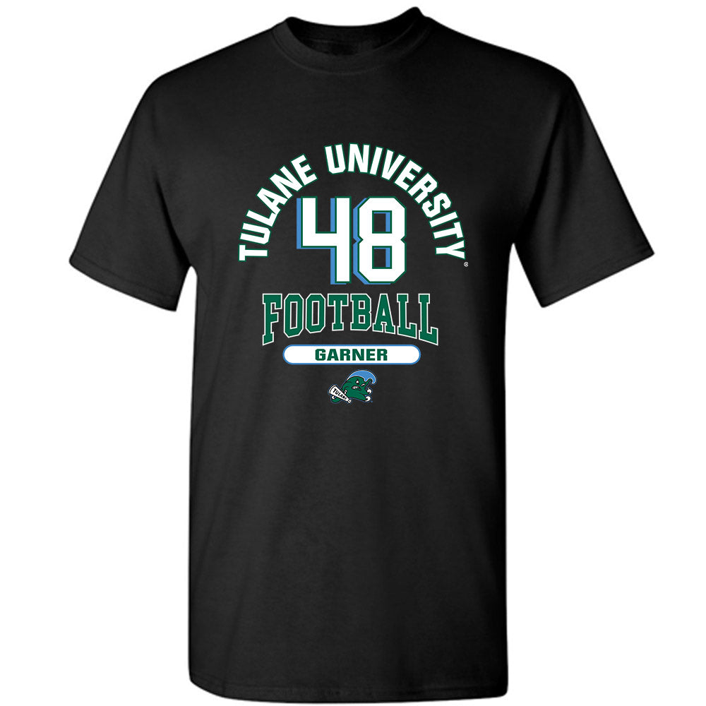 Tulane - NCAA Football : Jahrie Garner - Classic Fashion Shersey T-Shirt-0