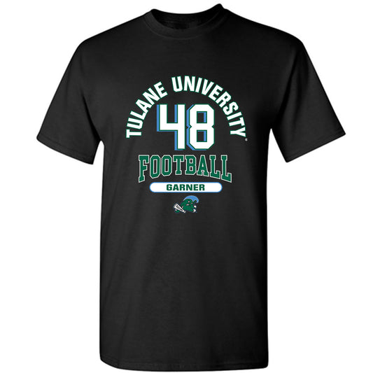 Tulane - NCAA Football : Jahrie Garner - Classic Fashion Shersey T-Shirt-0