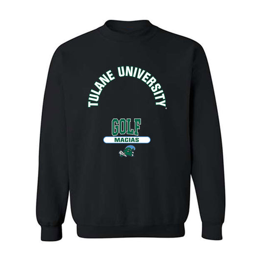 Tulane - NCAA Women's Golf : Sophia Macias - Classic Fashion Shersey Crewneck Sweatshirt-0