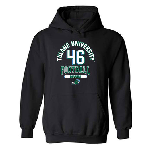 Tulane - NCAA Football : Zach Marini - Classic Fashion Shersey Hooded Sweatshirt-0