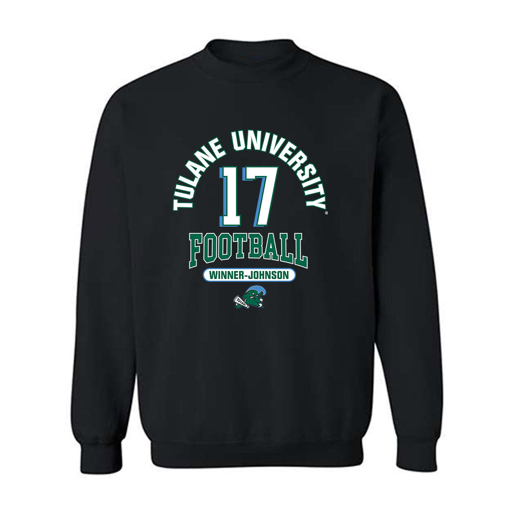 Tulane - NCAA Football : Dallas Winner-Johnson - Classic Fashion Shersey Crewneck Sweatshirt-0