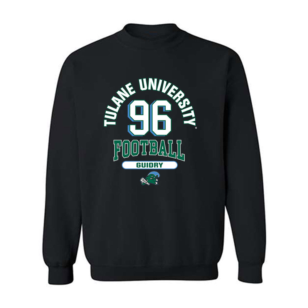 Tulane - NCAA Football : Geordan Guidry - Classic Fashion Shersey Crewneck Sweatshirt