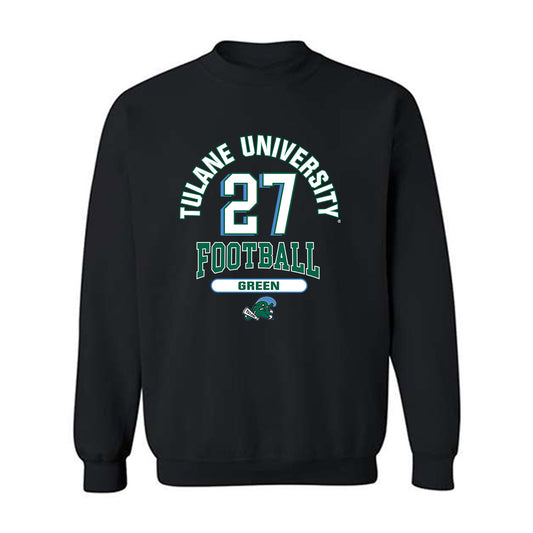 Tulane - NCAA Football : Chase Green - Classic Fashion Shersey Crewneck Sweatshirt