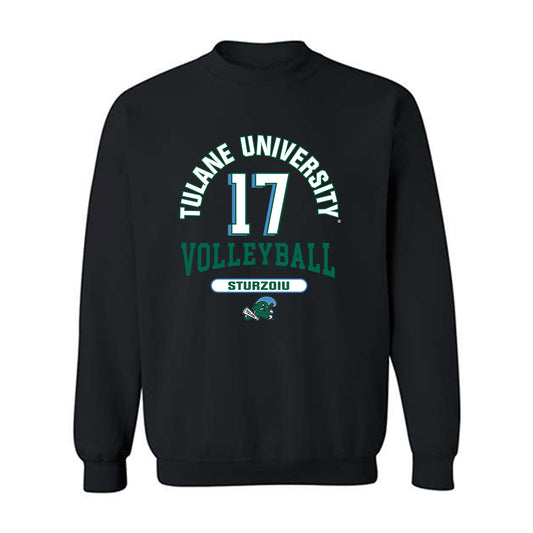 Tulane - NCAA Women's Volleyball : Ashley Sturzoiu - Classic Fashion Shersey Crewneck Sweatshirt-0