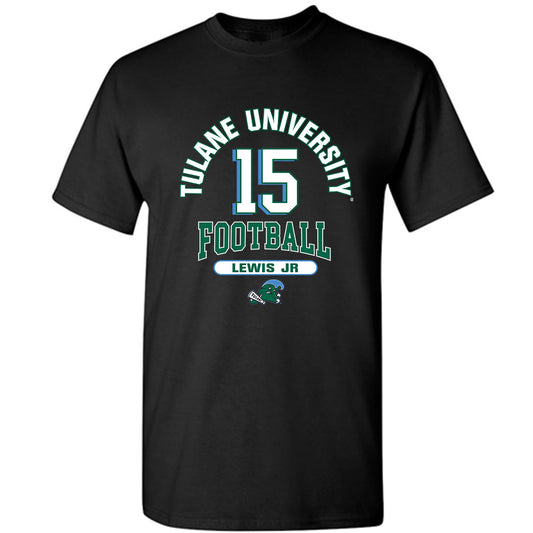 Tulane - NCAA Football : Zycarl Lewis Jr - Classic Fashion Shersey T-Shirt-0