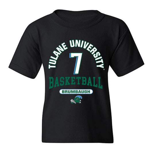 Tulane - NCAA Men's Basketball : Rowan Brumbaugh - Classic Fashion Shersey Youth T-Shirt-0