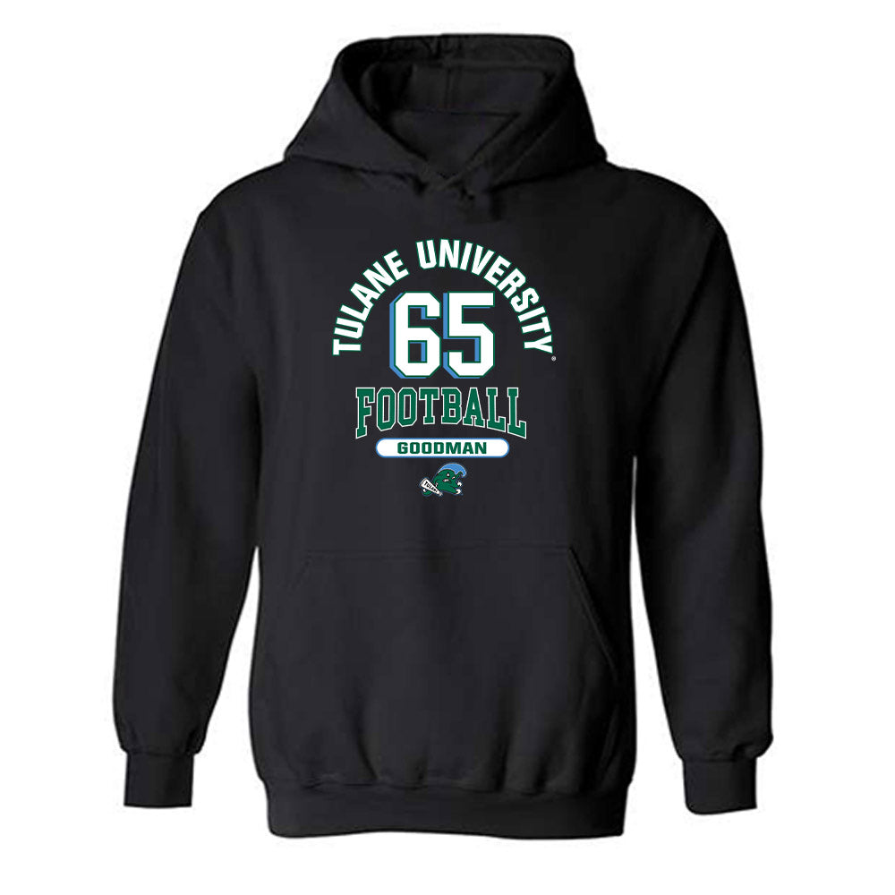 Tulane - NCAA Football : Andrew Goodman - Classic Fashion Shersey Hooded Sweatshirt-0