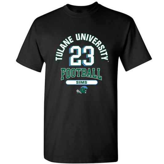 Tulane - NCAA Football : Joshua Sims - Classic Fashion Shersey T-Shirt-0