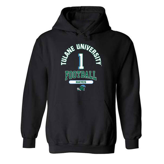Tulane - NCAA Football : Omari Hayes - Classic Fashion Shersey Hooded Sweatshirt-0