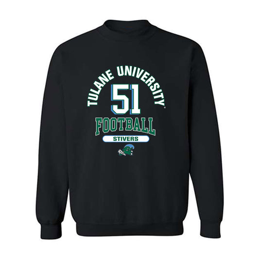 Tulane - NCAA Football : John Stivers - Classic Fashion Shersey Crewneck Sweatshirt