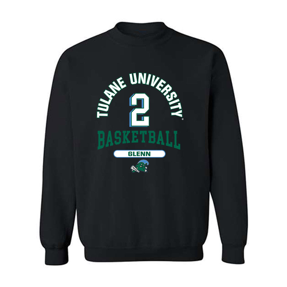 Tulane - NCAA Men's Basketball : Gregg Glenn - Classic Fashion Shersey Crewneck Sweatshirt-0