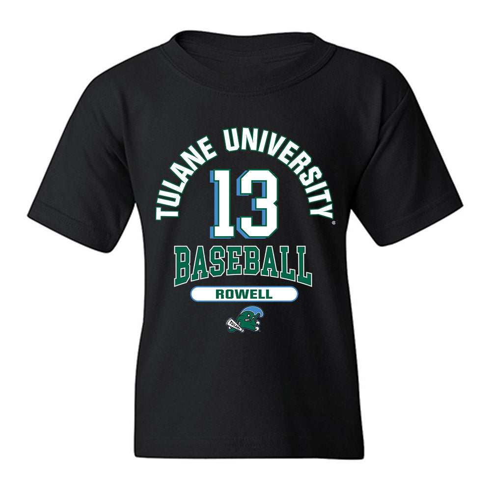 Tulane - NCAA Baseball : Brett Rowell - Classic Fashion Shersey Youth T-Shirt-0