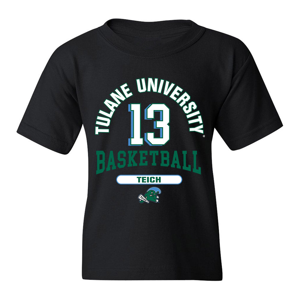 Tulane - NCAA Men's Basketball : Joseph Teich - Classic Fashion Shersey Youth T-Shirt