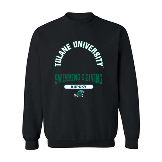Tulane - NCAA Women's Swimming & Diving : Mary Kupsky - Classic Fashion Shersey Crewneck Sweatshirt-0