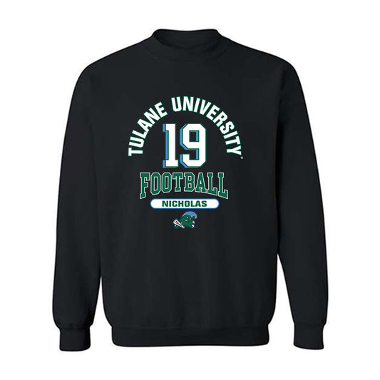 Tulane - NCAA Football : Shaun Nicholas - Classic Fashion Shersey Crewneck Sweatshirt