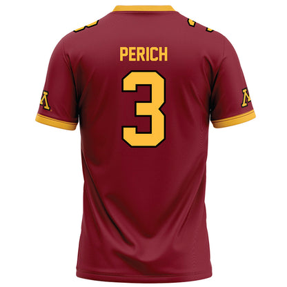 Minnesota - NCAA Football : Koi Perich - Maroon Football Jersey