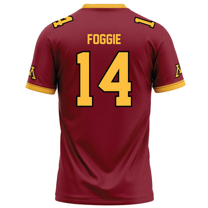 Minnesota - NCAA Football : Rickey Foggie - Maroon Football Jersey