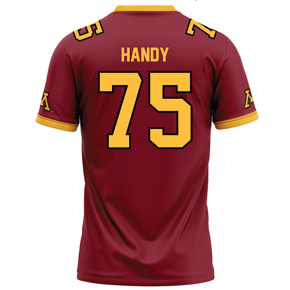 Minnesota - NCAA Football : Mark Handy - Maroon Football Jersey-1