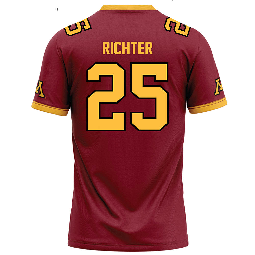 Minnesota - NCAA Football : Brody Richter - Maroon Football Jersey-1
