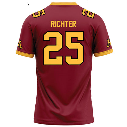 Minnesota - NCAA Football : Brody Richter - Maroon Football Jersey-1