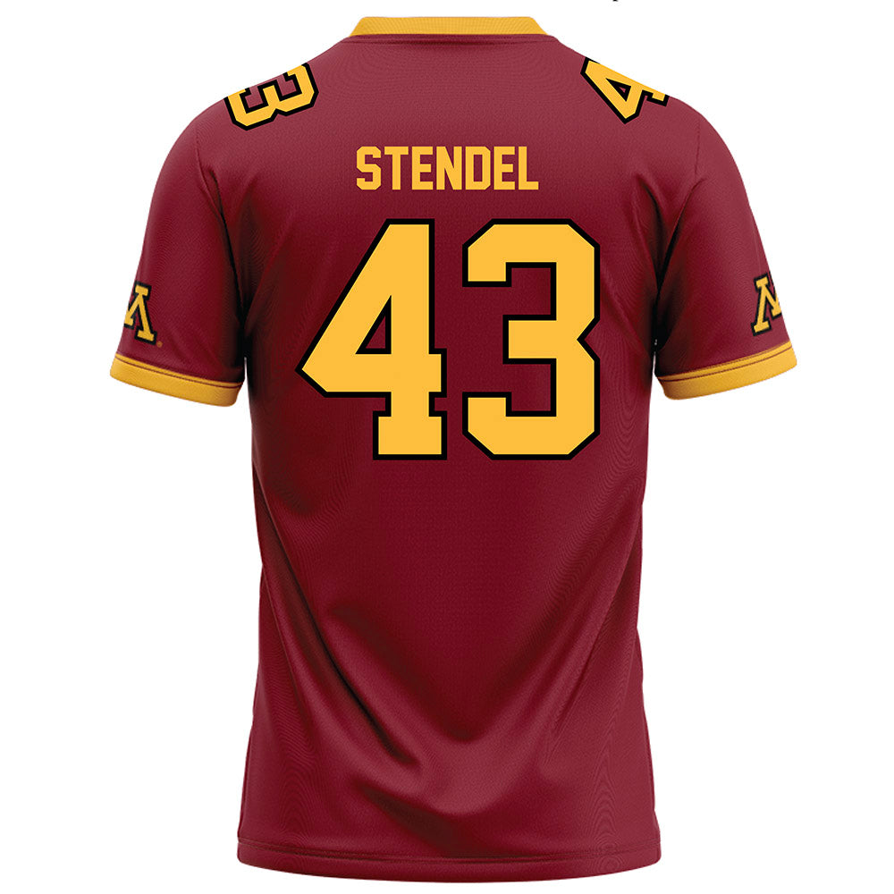 Minnesota - NCAA Football : Ethan Stendel - Maroon Football Jersey-1