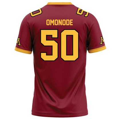 Minnesota - NCAA Football : Mo Omonode - Maroon Football Jersey-1