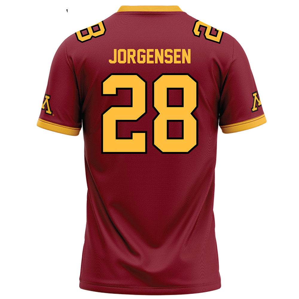 Minnesota - NCAA Football : Zach Jorgensen - Maroon Football Jersey