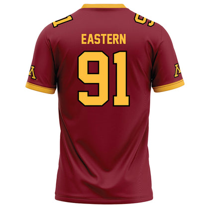 Minnesota - NCAA Football : Deven Eastern - Maroon Football Jersey-1