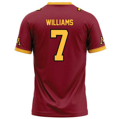 Minnesota - NCAA Football : Tyler Williams - Maroon Football Jersey
