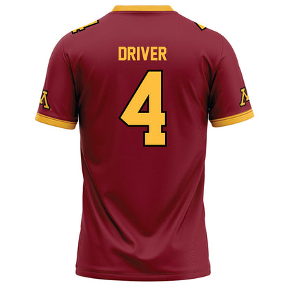 Minnesota - NCAA Football : Cristian Driver - Maroon Football Jersey-1