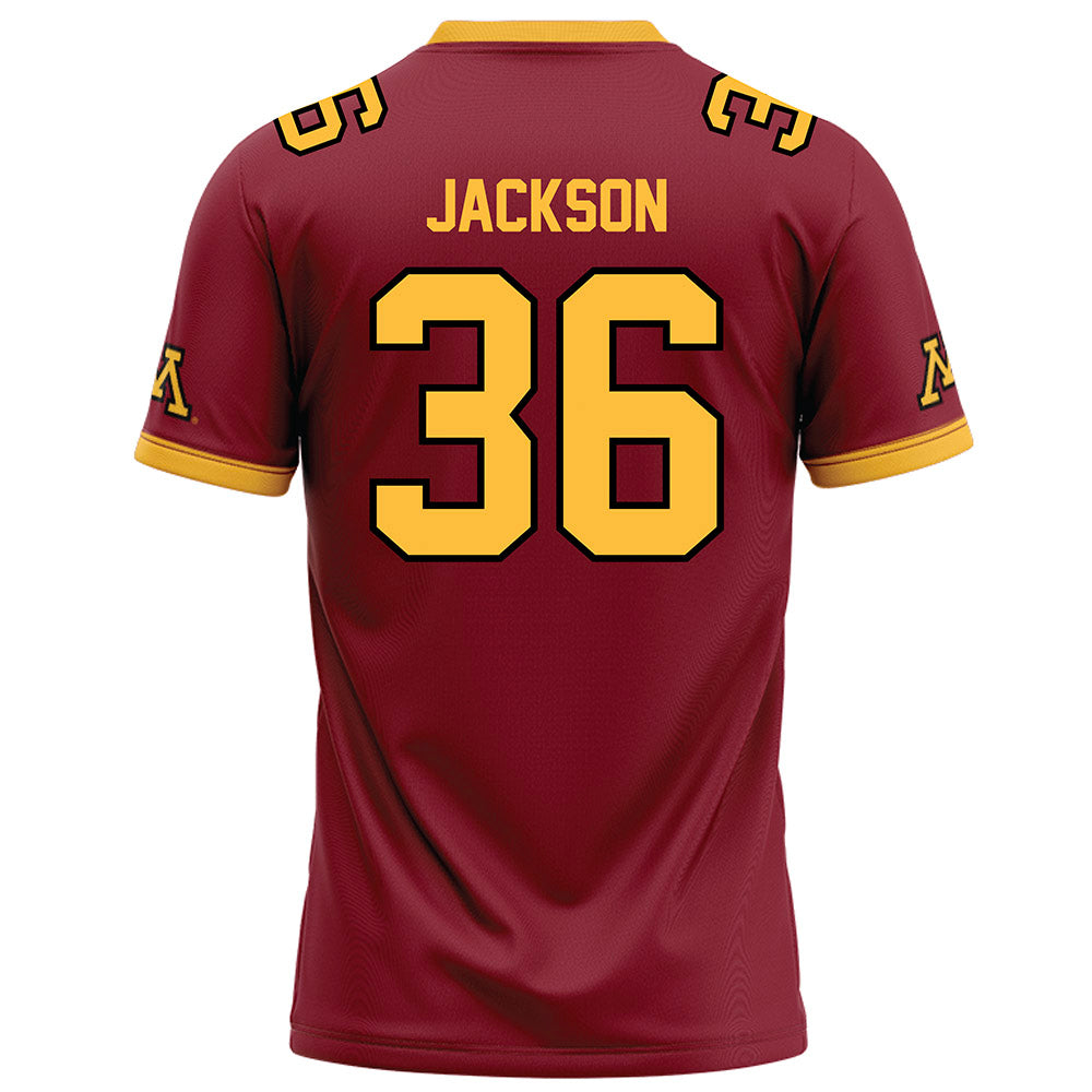 Minnesota - NCAA Football : Daniel Jackson - Maroon Football Jersey-1