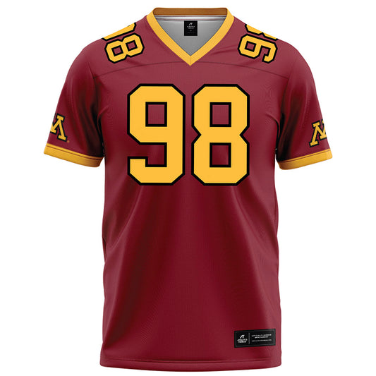 Minnesota - NCAA Football : David Kemp - Maroon Football Jersey