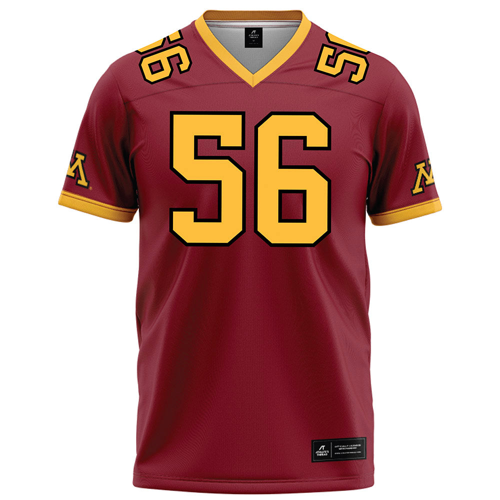 Minnesota - NCAA Football : Brett Carroll - Maroon Football Jersey-0