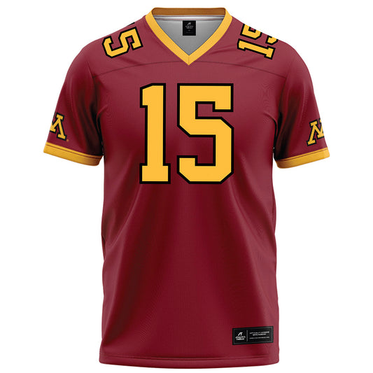 Minnesota - NCAA Football : Kenric Lanier - Maroon Football Jersey-0