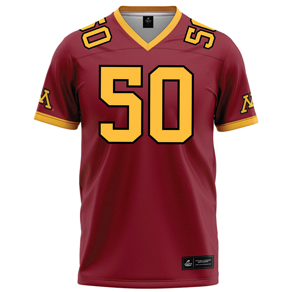 Minnesota - NCAA Football : Mo Omonode - Maroon Football Jersey-0
