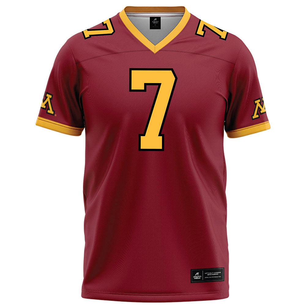 Minnesota - NCAA Football : Fame Ijeboi - Maroon Football Jersey-0