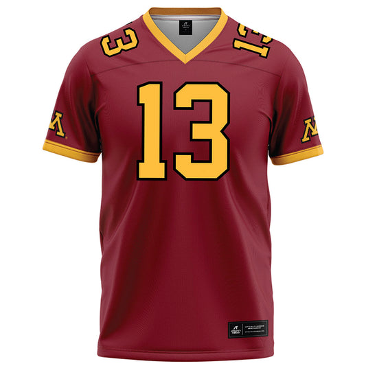 Minnesota - NCAA Football : Mike Gerald - Maroon Football Jersey-0