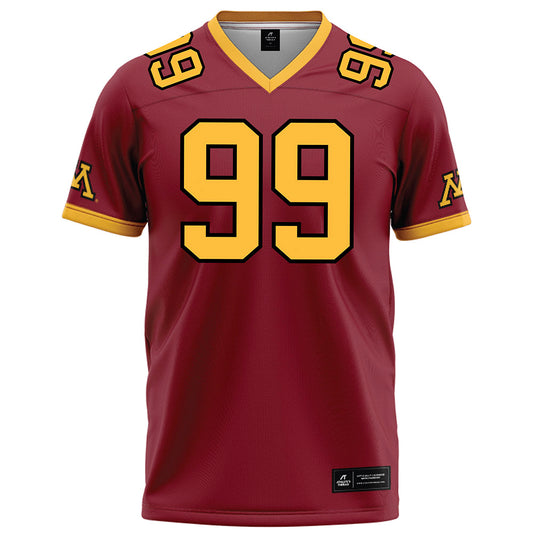Minnesota - NCAA Football : Theorin Randle - Maroon Football Jersey
