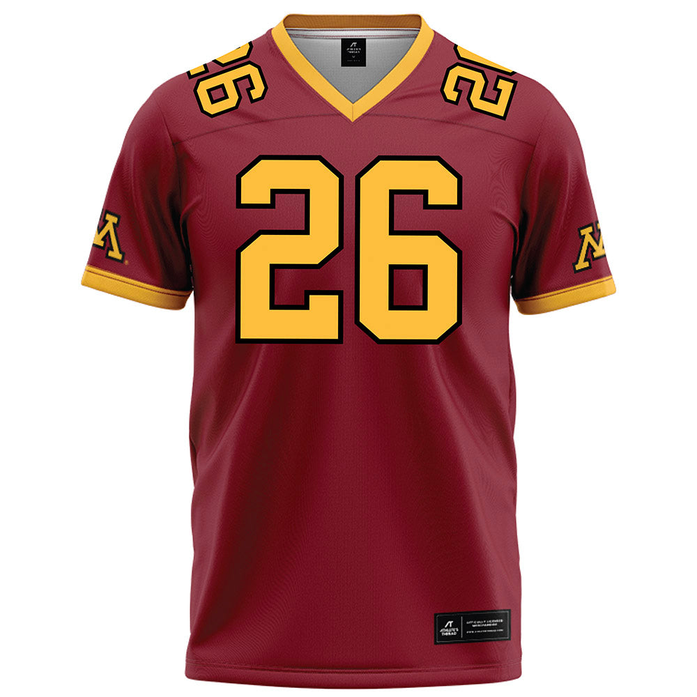 Minnesota - NCAA Football : Zack Harden - Maroon Football Jersey-0