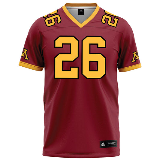 Minnesota - NCAA Football : Zack Harden - Maroon Football Jersey-0