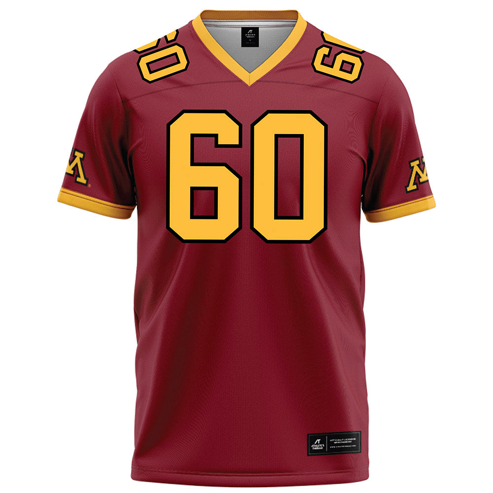 Minnesota - NCAA Football : John Michael Schmitz - Maroon Football Jersey