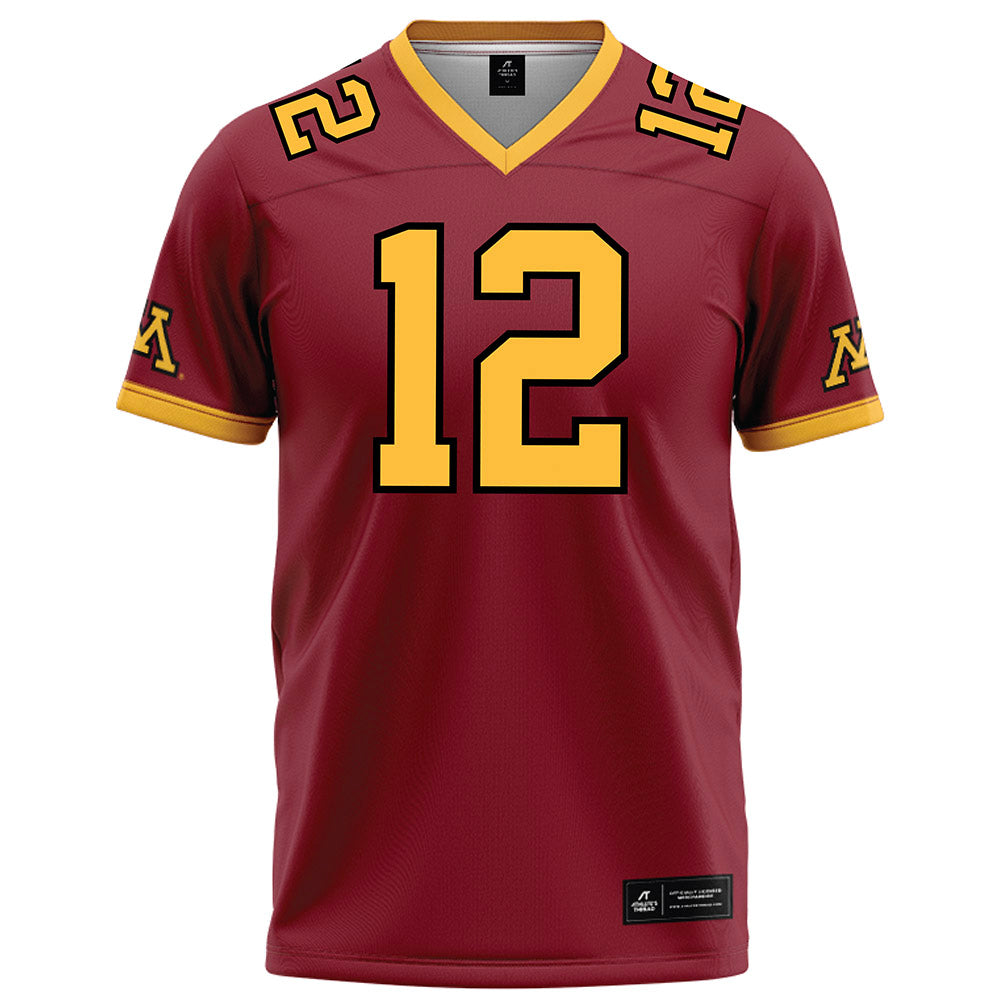 Minnesota - NCAA Football : Jackson Kollock - Maroon Football Jersey-0