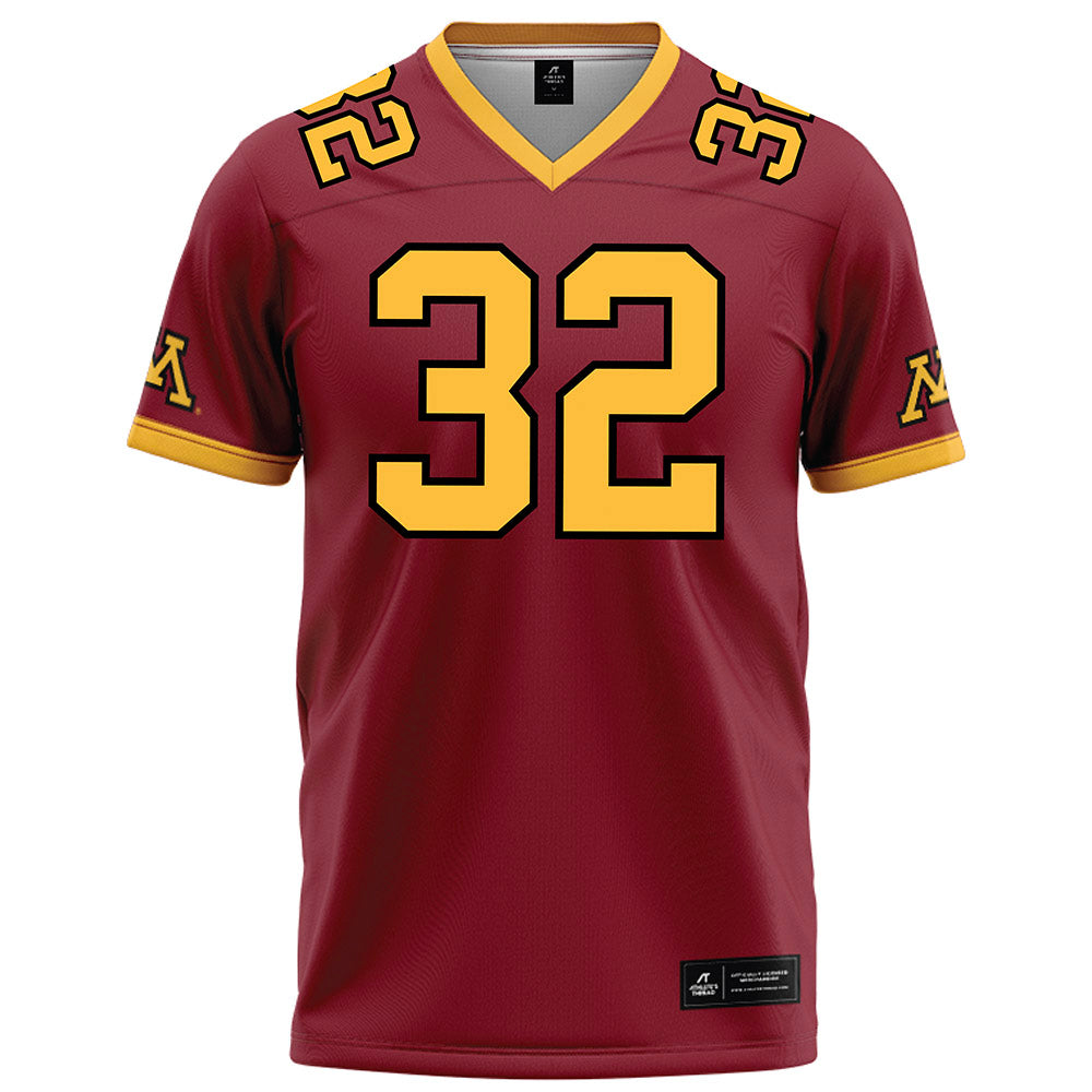 Minnesota - NCAA Football : Peter Najarian - Maroon Football Jersey