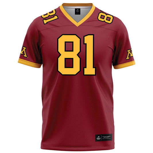 Minnesota - NCAA Football : Quentin Redding - Maroon Football Jersey-0