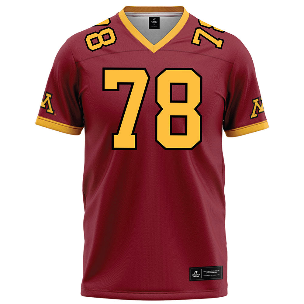 Minnesota - NCAA Football : Ashton Beers - Maroon Football Jersey-0
