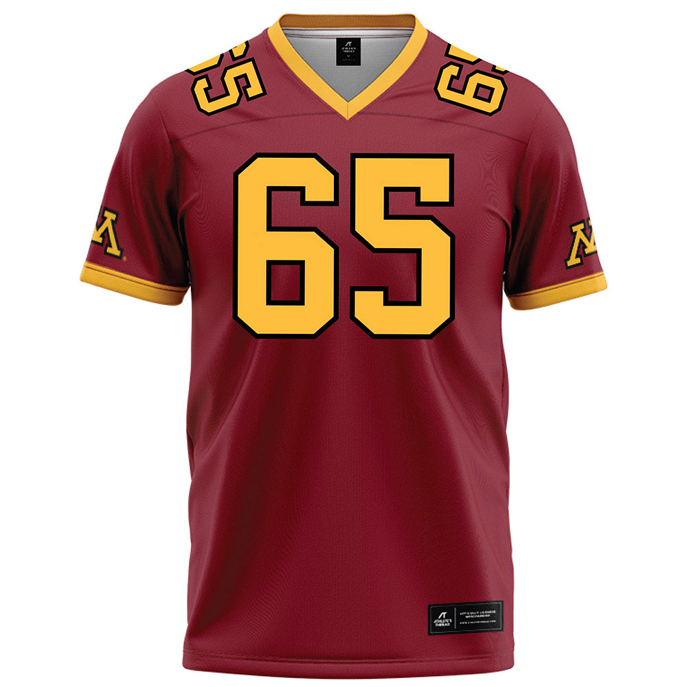 Minnesota - NCAA Football : Greg Johnson - Maroon Football Jersey-0