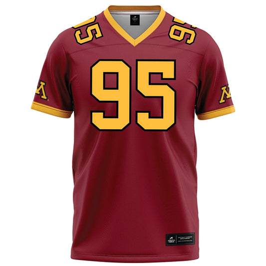 Minnesota - NCAA Football : Colin Hansen - Maroon Football Jersey-0